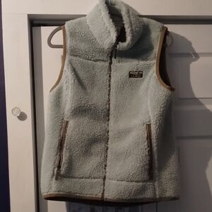 LL Bean Women's Sherpa Fleece Vest with Zipper